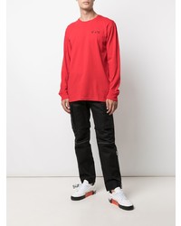 rotes Langarmshirt von Off-White