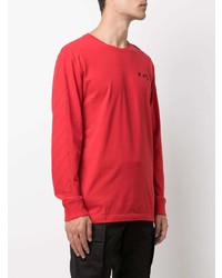 rotes Langarmshirt von Off-White