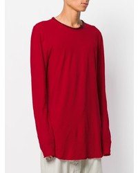 rotes Langarmshirt von Lost & Found Rooms