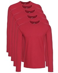 rotes Langarmshirt von Lower East