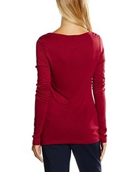 rotes Langarmshirt von More & More