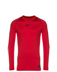 rotes Langarmshirt von Nike