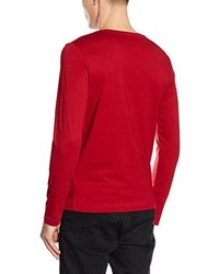 rotes Langarmshirt von s.Oliver