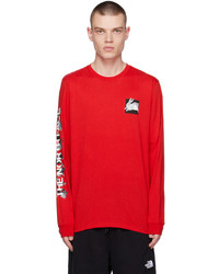 rotes Langarmshirt von The North Face