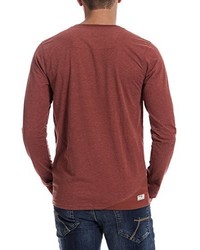 rotes Langarmshirt von Timezone