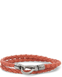 rotes Lederarmband von Tod's