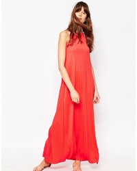 rotes Maxikleid von Asos