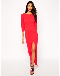 rotes Maxikleid von Asos