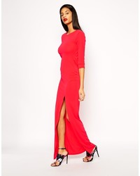 rotes Maxikleid von Asos