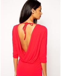 rotes Maxikleid von Asos