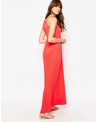 rotes Maxikleid von Asos