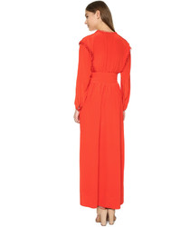 rotes Maxikleid von Cynthia Rowley