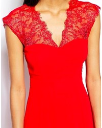 rotes Maxikleid von Elise Ryan