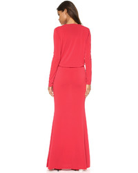 rotes Maxikleid von Rachel Zoe