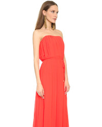 rotes Maxikleid von Saloni