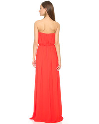 rotes Maxikleid von Saloni