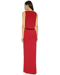 rotes Maxikleid von Black Halo