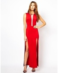 rotes Maxikleid von Lulu