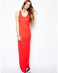 rotes Maxikleid von Pencey