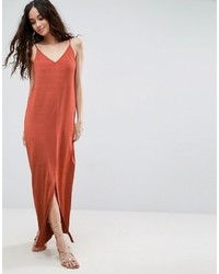 rotes Maxikleid von Asos