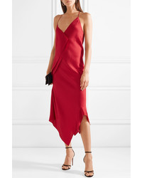 rotes Midikleid aus Seide von Roland Mouret