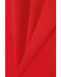 rotes Midikleid mit Reliefmuster von Raquel Allegra