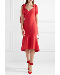 rotes Midikleid von Rebecca Vallance