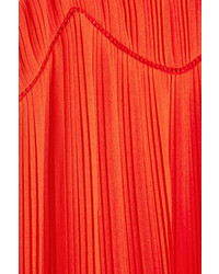 rotes Midikleid von Maje