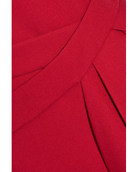 rotes Midikleid von Victoria Beckham