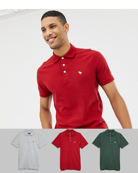 rotes Polohemd von Abercrombie & Fitch