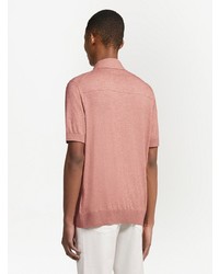 rotes Polohemd von Zegna