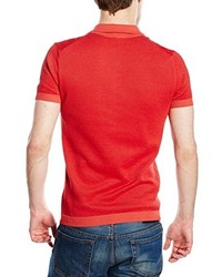 rotes Polohemd von Benetton