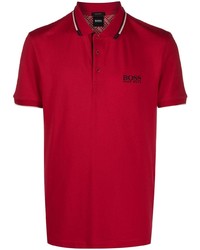 rotes Polohemd von BOSS