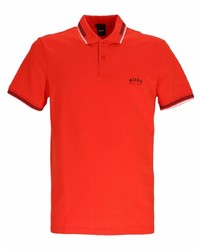 rotes Polohemd von BOSS