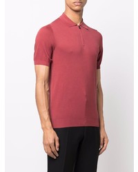 rotes Polohemd von Corneliani