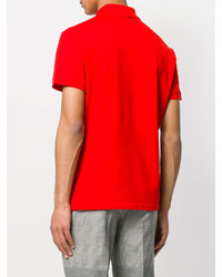 rotes Polohemd von Alexander McQueen