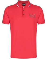 rotes Polohemd von Ea7 Emporio Armani