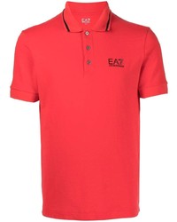 rotes Polohemd von Ea7 Emporio Armani