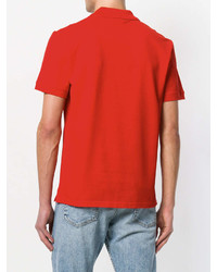 rotes Polohemd von Alexander McQueen