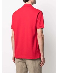 rotes Polohemd von Lacoste