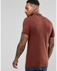 rotes Polohemd von Asos