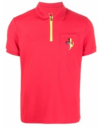rotes Polohemd von Ferrari