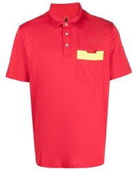 rotes Polohemd von Ferrari