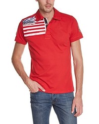rotes Polohemd von Geographical Norway