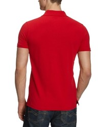 rotes Polohemd von Helly Hansen