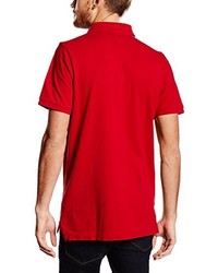 rotes Polohemd von Hilfiger Denim