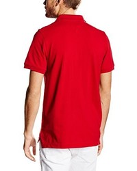 rotes Polohemd von Hilfiger Denim