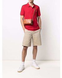 rotes Polohemd von Lacoste