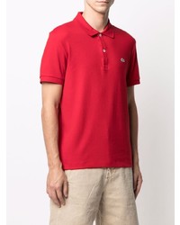 rotes Polohemd von Lacoste