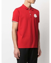 rotes Polohemd von Moncler